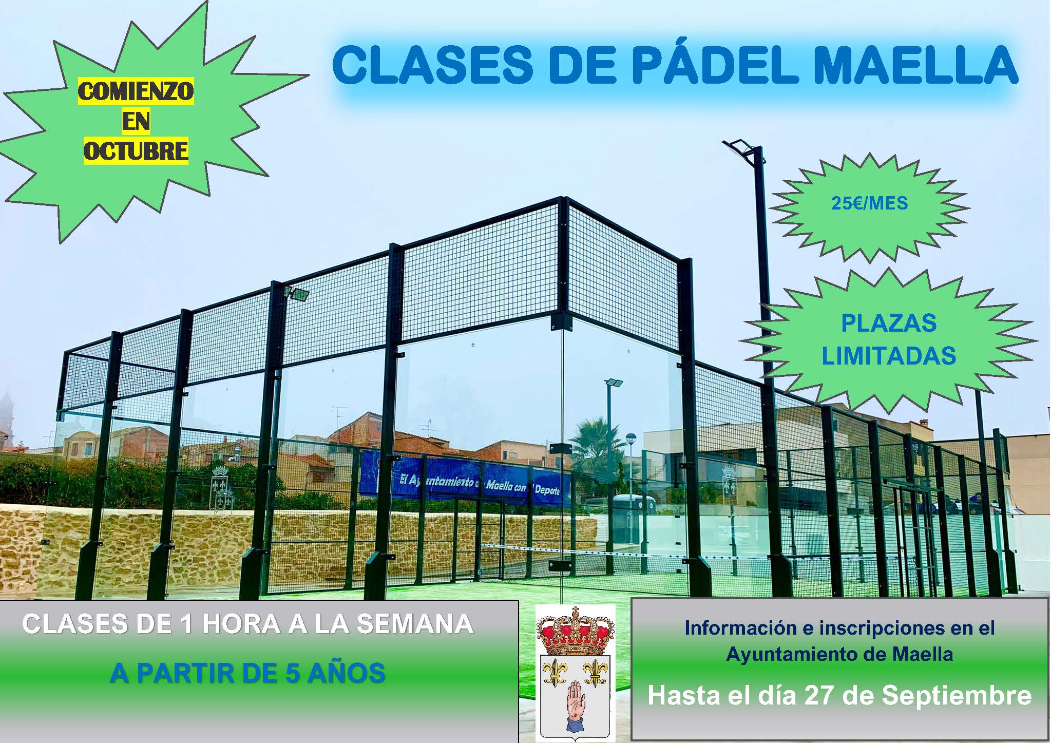 CURSOS PADEL MAELLA 2024-2025