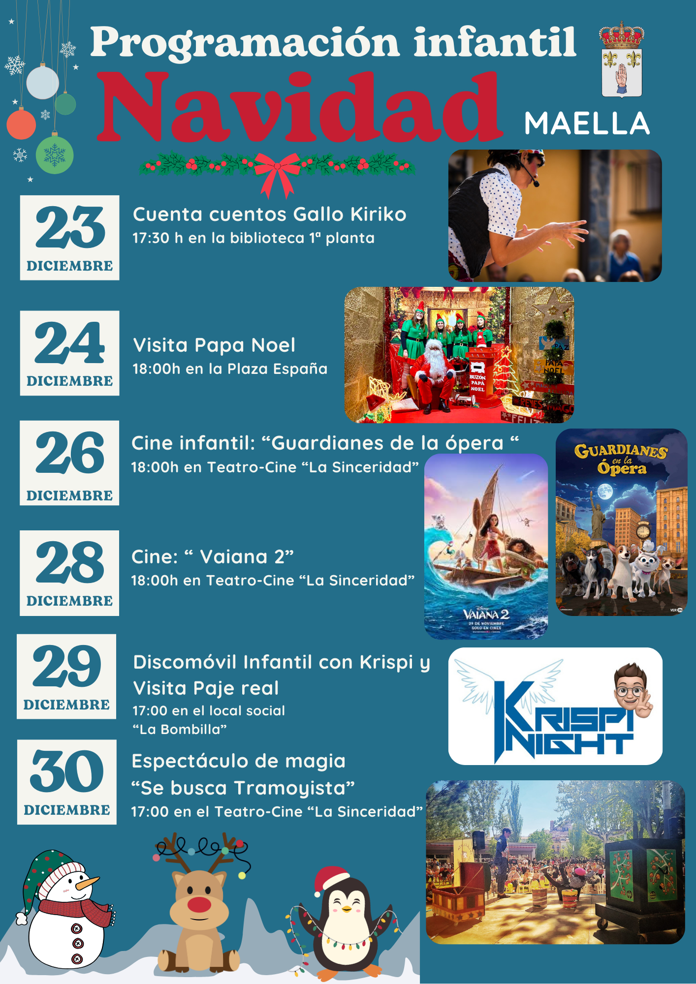 PROGRAMACIÓN INFANTIL NAVIDAD 2024