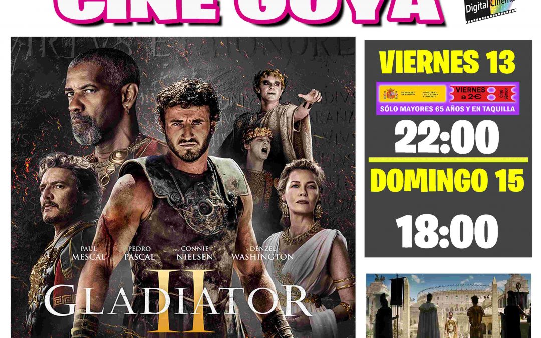 CINE -«GLADIATOR II»