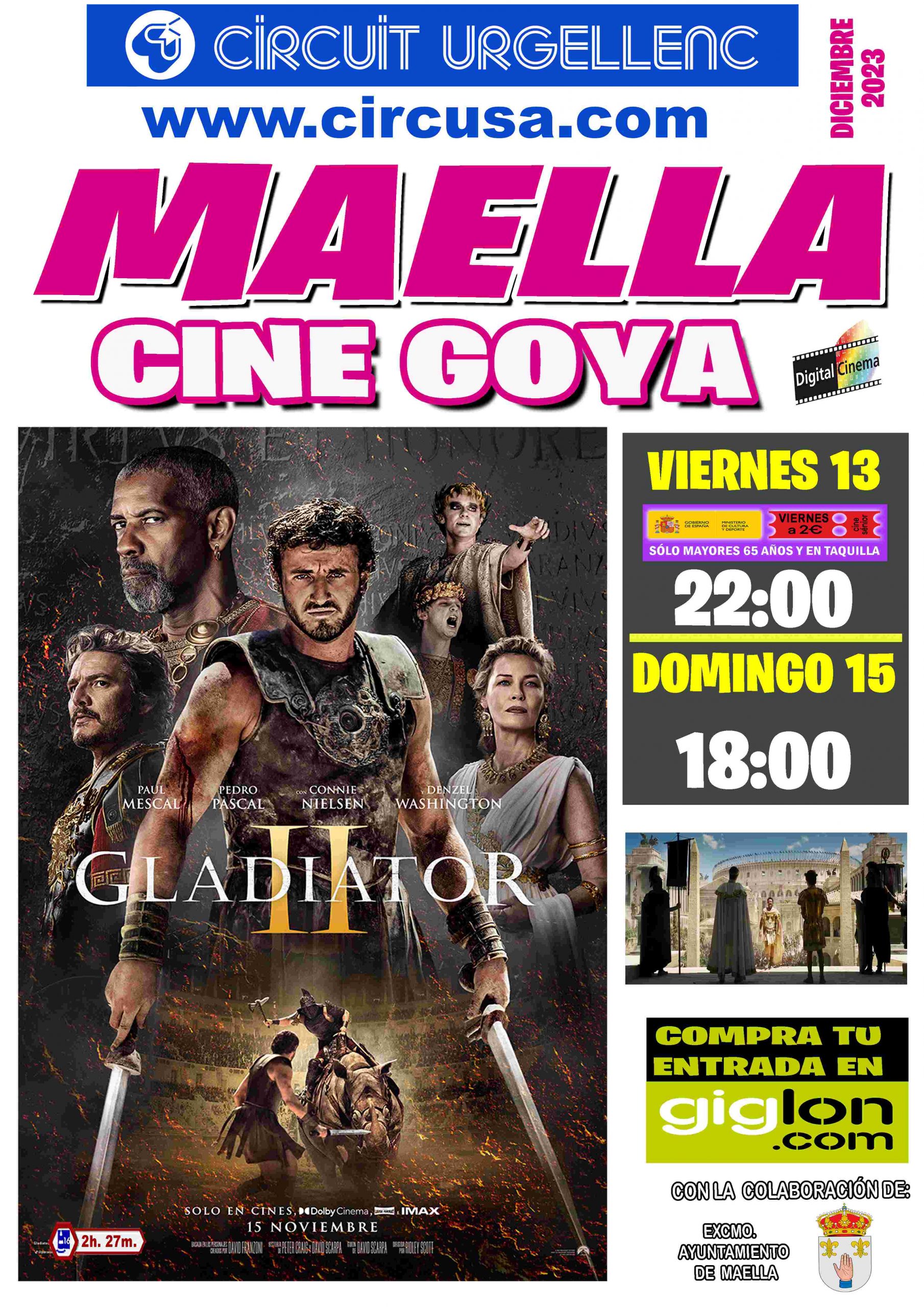 CINE -«GLADIATOR II»