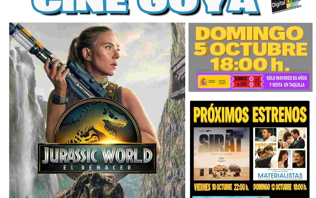 CINE -» JURASSIC WORLD EL RENACER»