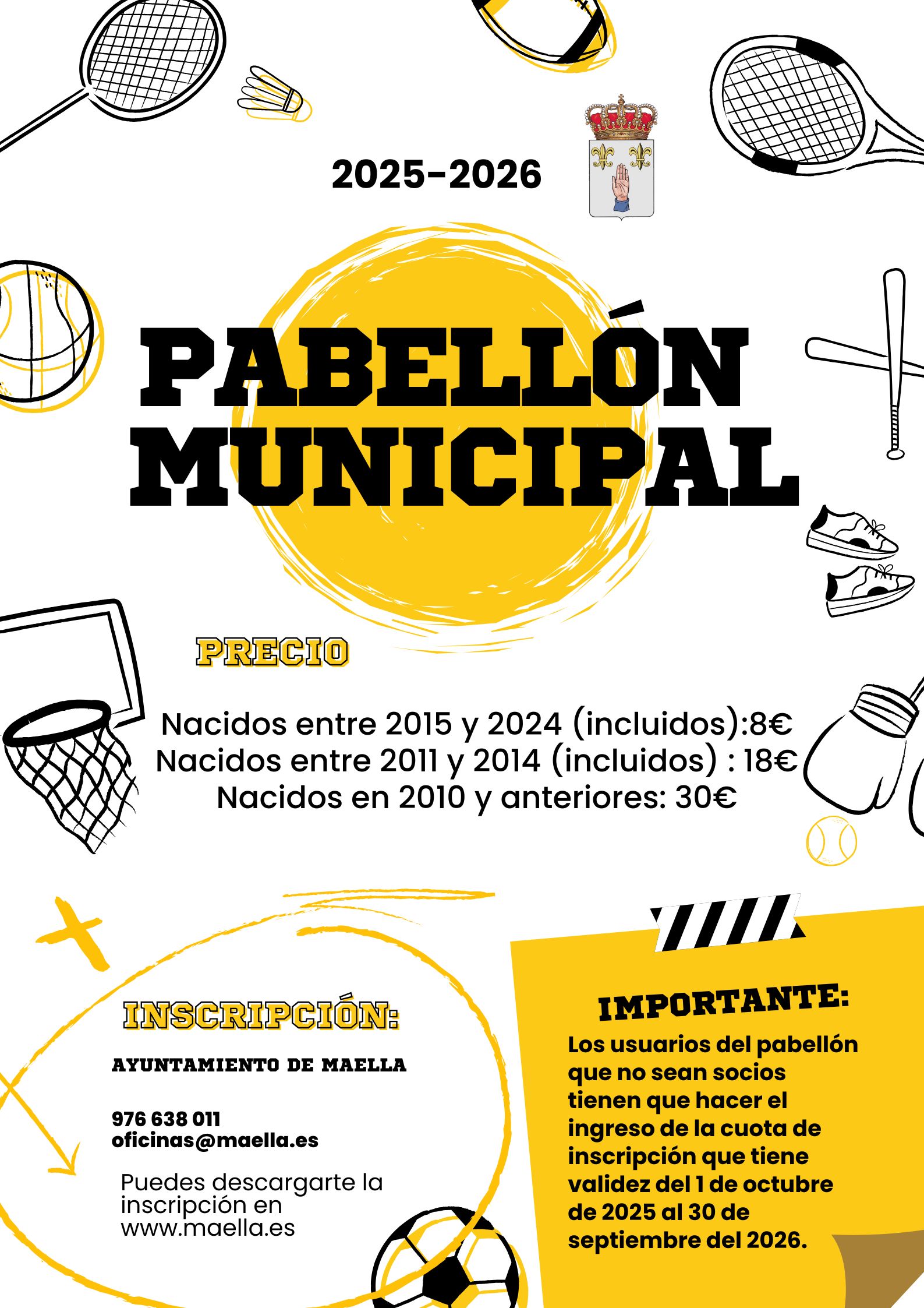 PABELLÓN MUNICIPAL 2025-2026