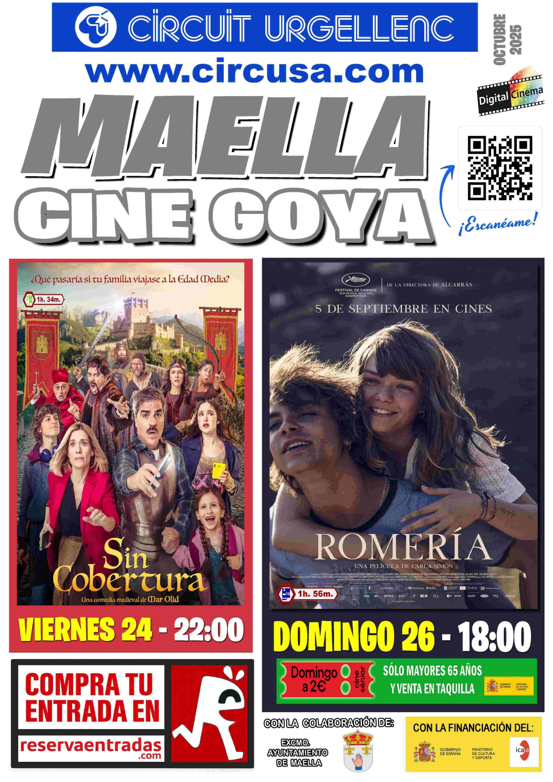CINE -«SIN COBERTURA»-» ROMERÍA»
