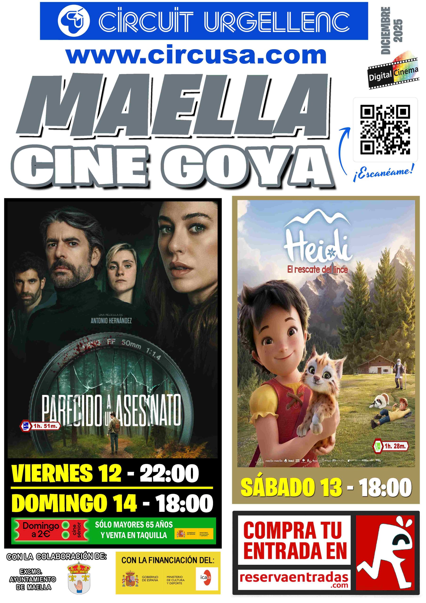 CINE -«PARECIDO A UN ASESINATO» «HEIDI»